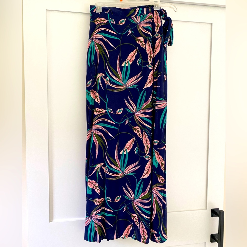 Maxi wrap skirt